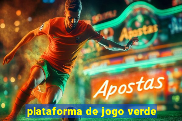 plataforma de jogo verde
